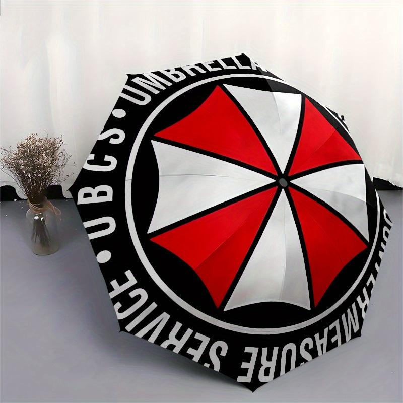 1pc Umbrella Corporation Logo Umbrella with Plastic Handle,Suitable for All Seasons Home Travel Outdoor UmbrellaM929