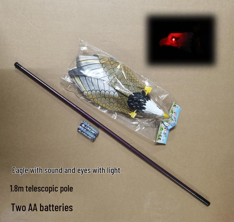 Telescopic Pole Electric Flying Bird Toy - Eagle Design