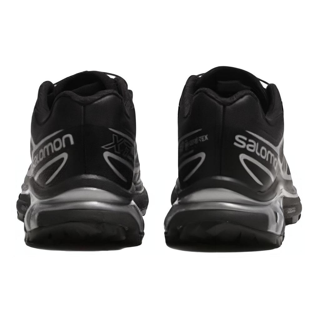 SALOMON XT-6 GORE-TEX Black Silver Unisex Sneakers Footwear-Silver L47450600
