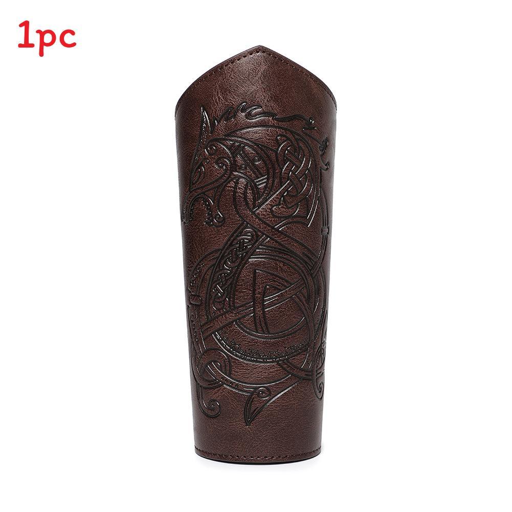 Medieval Costume Armor Wrist Cuffs For Halloween Cosplay Stage Prop Adults