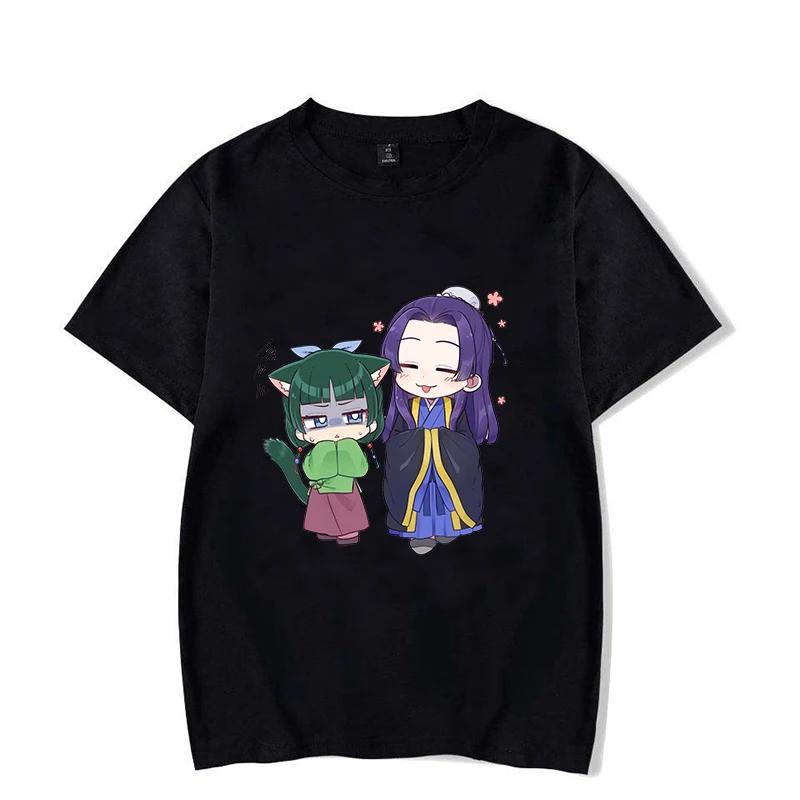 Popular Anime Pharmacist Diary Printed T-shirtsummer Fluff Print T-shirt for Womenshort Sleeves Loose Fit Shirt