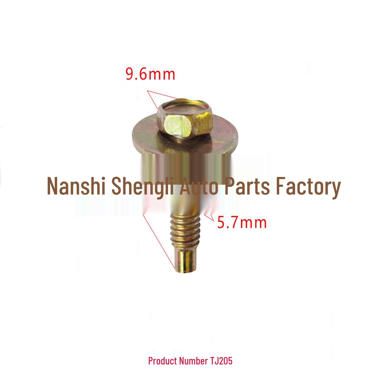 

Car Mudguard Metal Fixing Clip & Hex Head Cap Screw for Trim Panel Installation 10000 pcs