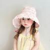 Girls' Summer Sunshade Hat - Lace Princess Style, Large Brim, Breathable & Lightweight