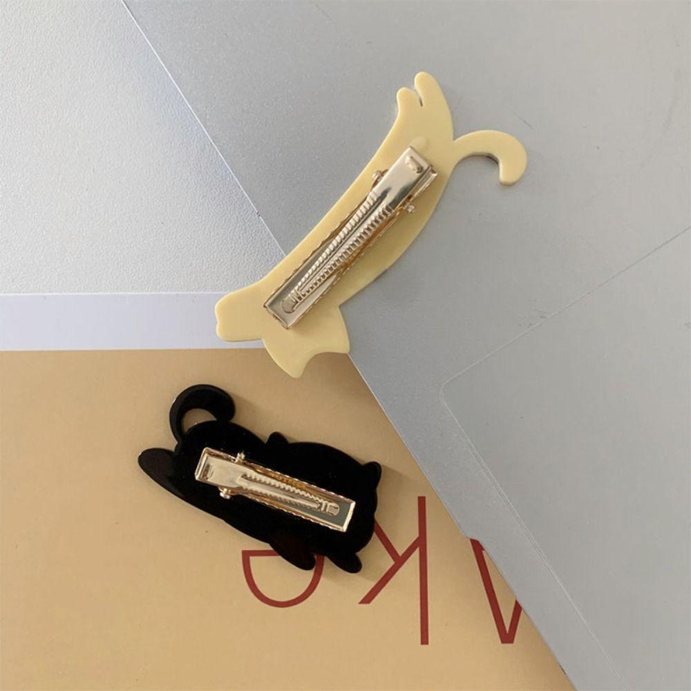 Haustier-Essigsäure-Haarspange, Cartoon-Katze, Entenschnabel-Clip, süße Katzen-Haarspange für Mädchen