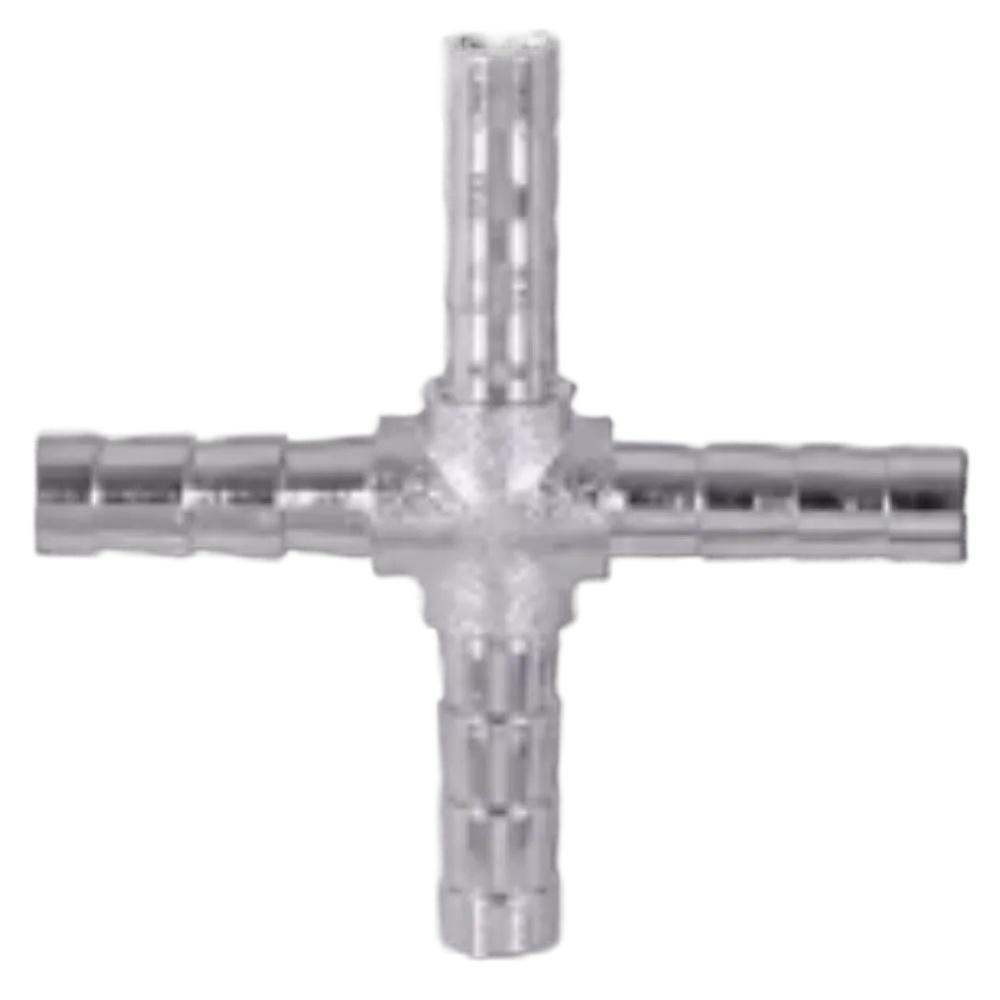 4 -25 Mm 2 3 4 Ways Straight/Elbow/Tee/Y/Cross HoseTail Barb Chrome-Plated Brass Plumbing Fitting Connector Air Water Gas