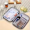 FunBlast First Aid Pouch – Mini Portable Medicine Bag for Travel, Medicine Storage Bag, Pill Organizer, Zippered Medicines Bag for School, Travel