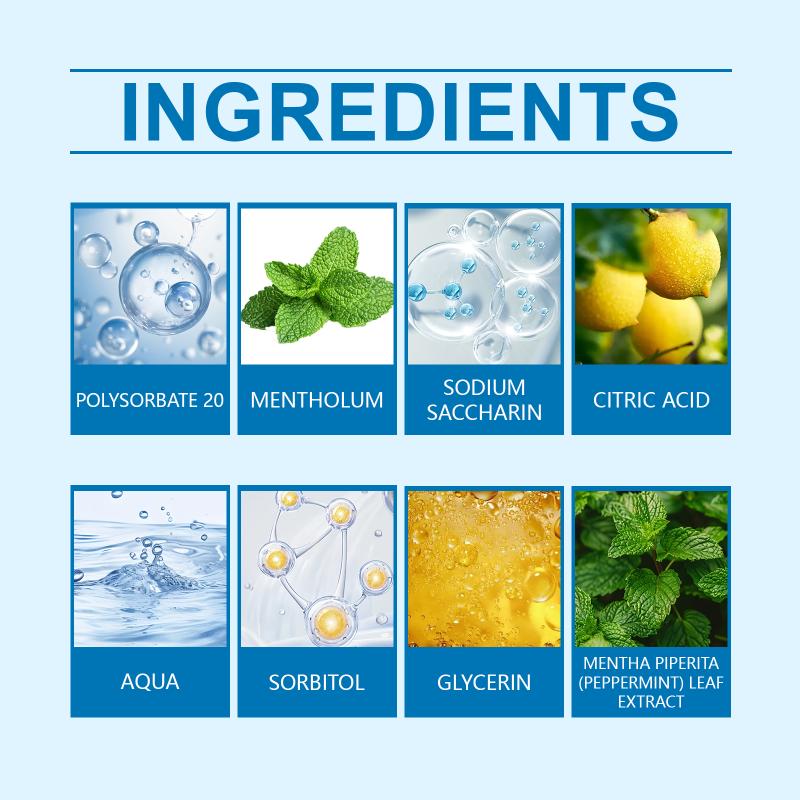 Eelhoe 30Ml Portable Mint Bad Breath Mouthwash Fresheners Mouth Oral Odor Removal Lasting Aroma Remove Tartar Cleaning Mouthwash