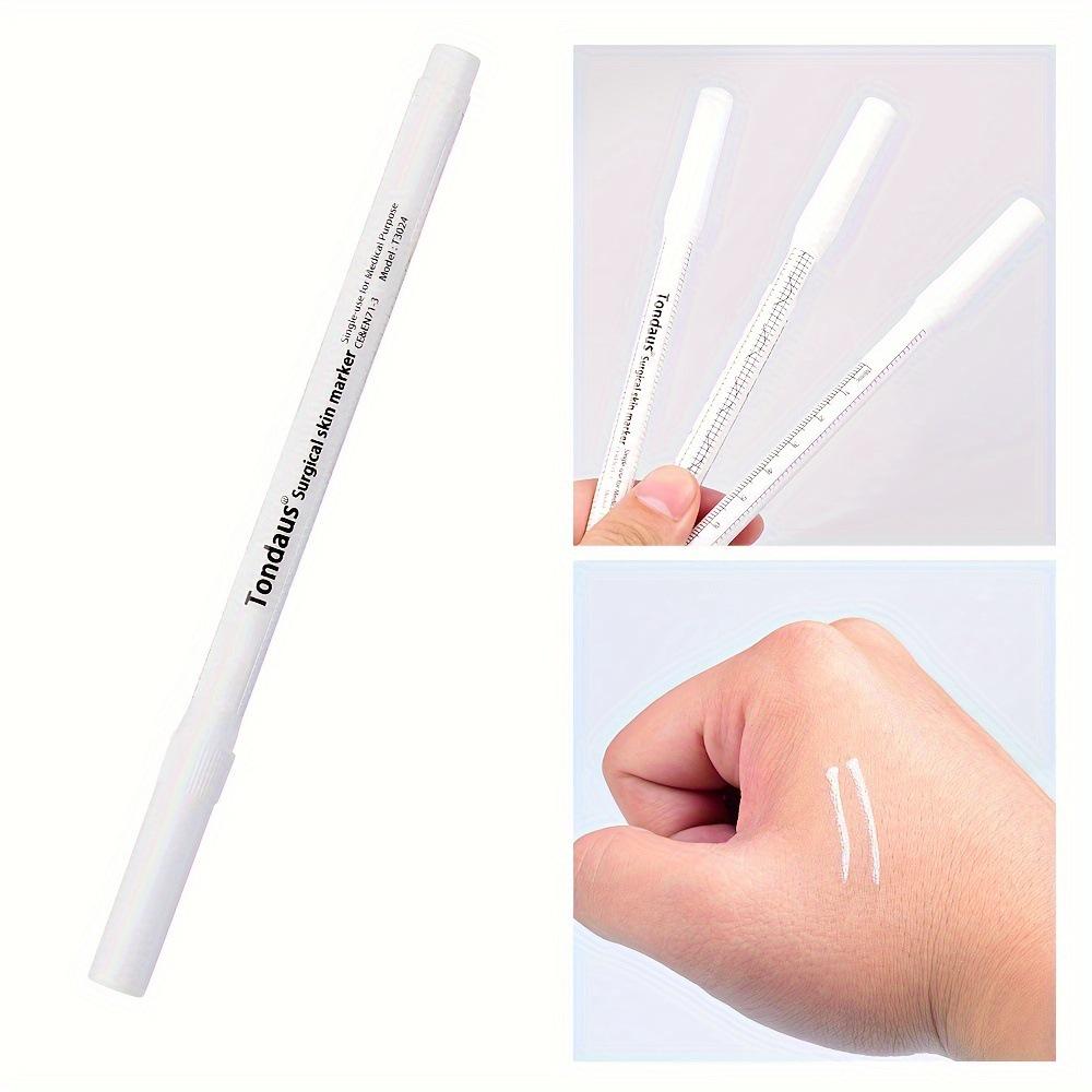 Waterproof White Microblading Eyebrow Marker Pen for Precise Shaping & Design