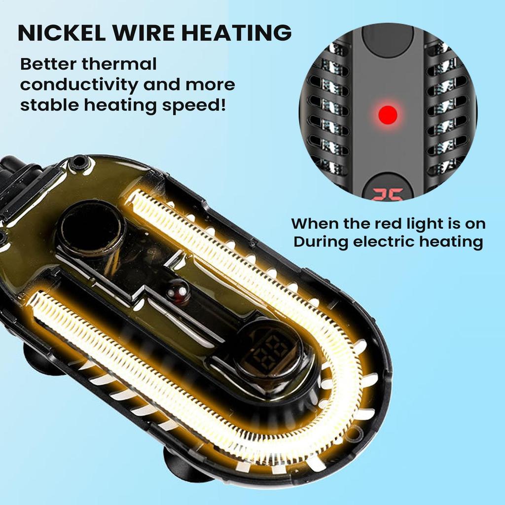Aquarium Water Heater Submersible Constant Temperature Heating Device Electric Aquarium Heater For Home Office Apartment