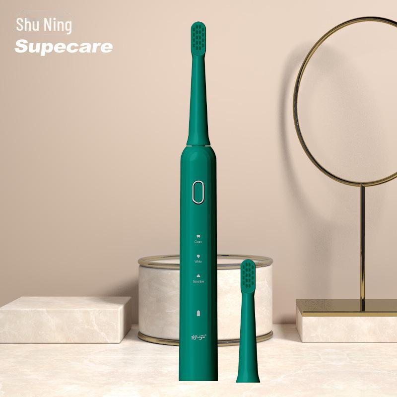 Shuning Sonic Vibration Electric Toothbrush - Timed Charging, Whitening, Soft Bristles, Adult Gift