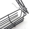 Camping Grillrost Faltbarer BBQ Grillkorb Robuster Antihaft-Netzrost Holzgriff Zubehör für Würstchen Fisch Gemüse BBQ