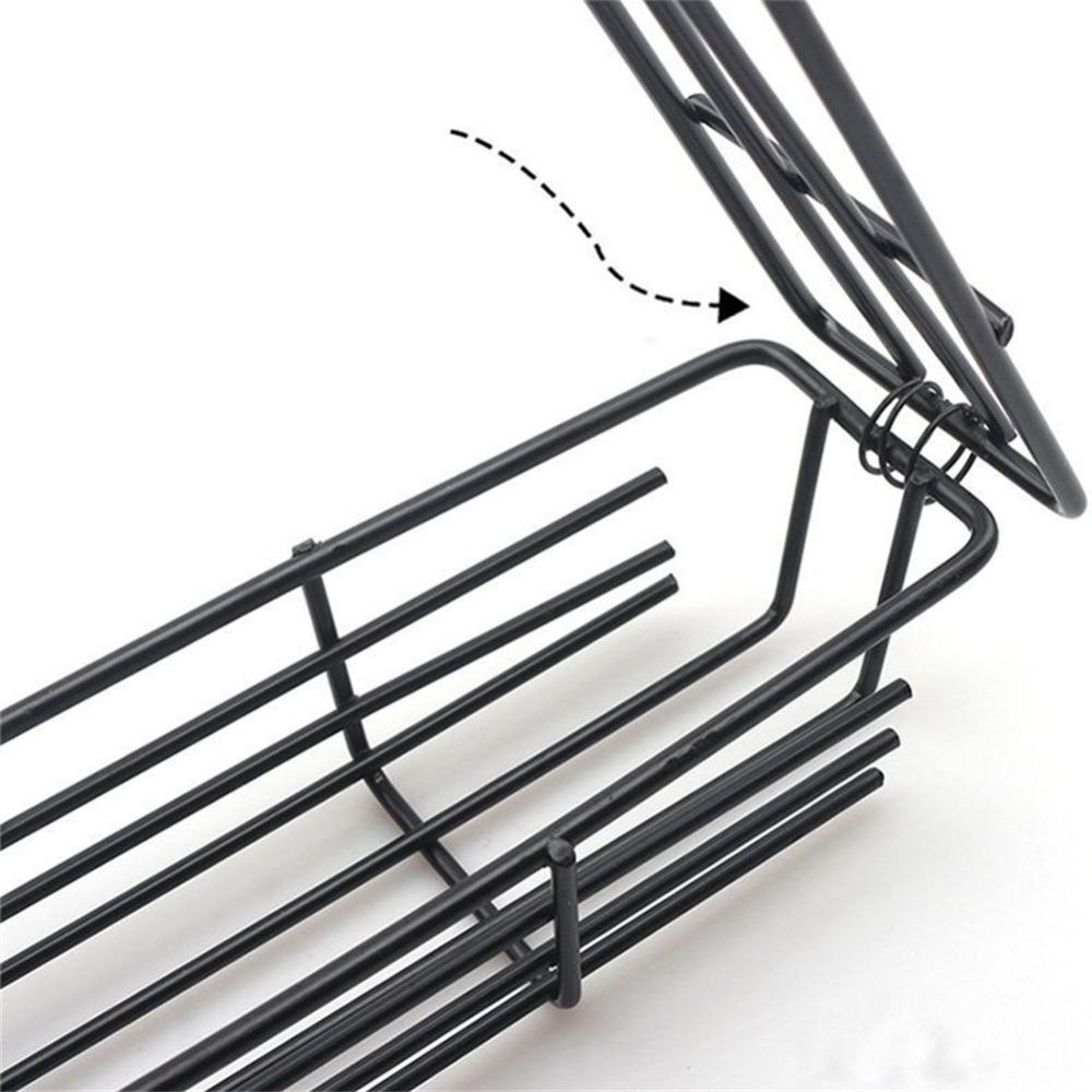 Camping Grillrost Faltbarer BBQ Grillkorb Robuster Antihaft-Netzrost Holzgriff Zubehör für Würstchen Fisch Gemüse BBQ
