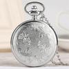 Antique Virgin Mary Jesus Theme Quartz Pocket Watch Necklace Clock Men Women Souvenir Pendant Gifts