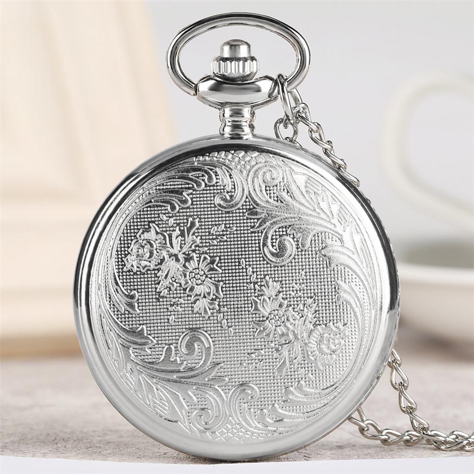 Antique Virgin Mary Jesus Theme Quartz Pocket Watch Necklace Clock Men Women Souvenir Pendant Gifts