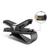 1Pc Car Sun Visor Sunglasses Holder Eyeglasses Clip Black Universal Ticket Card   Clamp Fastener Cip ABS Car Glasses Case Portab