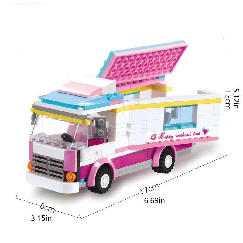 8 puzzle toys, building blocks, sliding cars, city themed simulation vehicles, exquisite interior decorations, holiday gifts