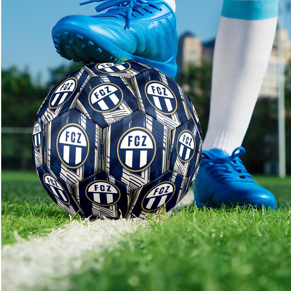 FC Zürich Taglia 5 Pallone da Calcio Standard Resistente per Allenamento e Partita per Sport all'Aperto per Adulti