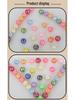 Iridescent AB Color Bubble Beads – Handmade for DIY Bracelets, Wedding Dress Accessories, and Imitation Pearls