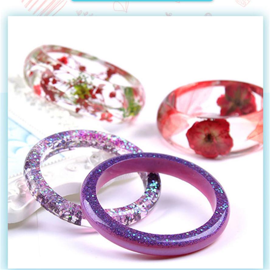 10 Pcs DIY Bracelet Jewelry Casting Molds Silicone Resin Jewelry Molds Set for Resin Epoxy