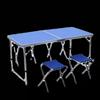 Moshen Portable Aluminum Folding Camping Table & Chairs
