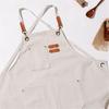 Fashion Canvas Aprons Home Kitchen Gardening Work Clothes Green