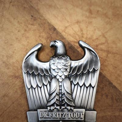 Emperor Tott Medal, Prussian Metal Eagle Brooch, Soviet Medal, Badge, Honor Badge, Christmas Gift, Stocking Stuffers