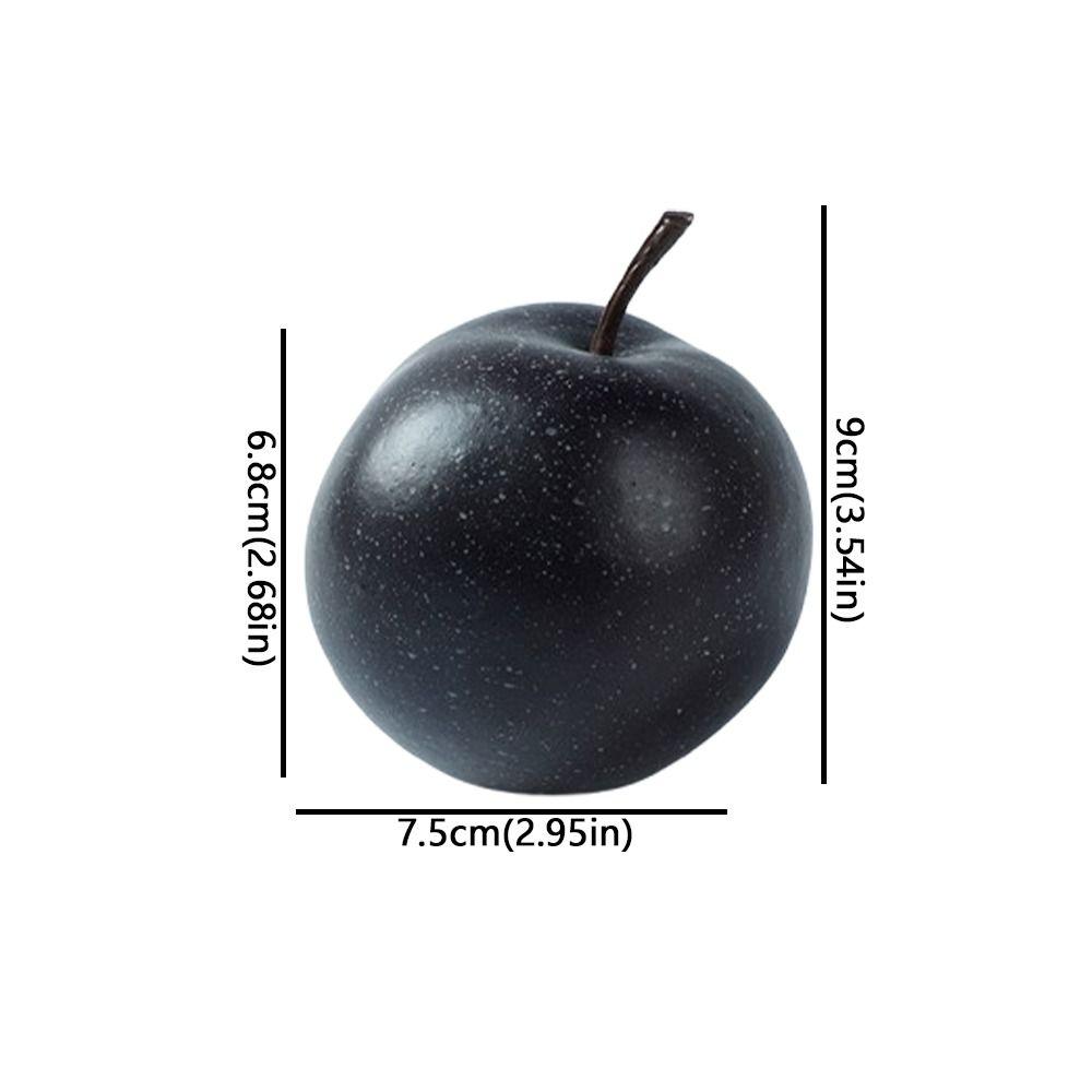 Realistic Simulation Black Pear Handicrafts Fake Fruit Models  Garden Decoration