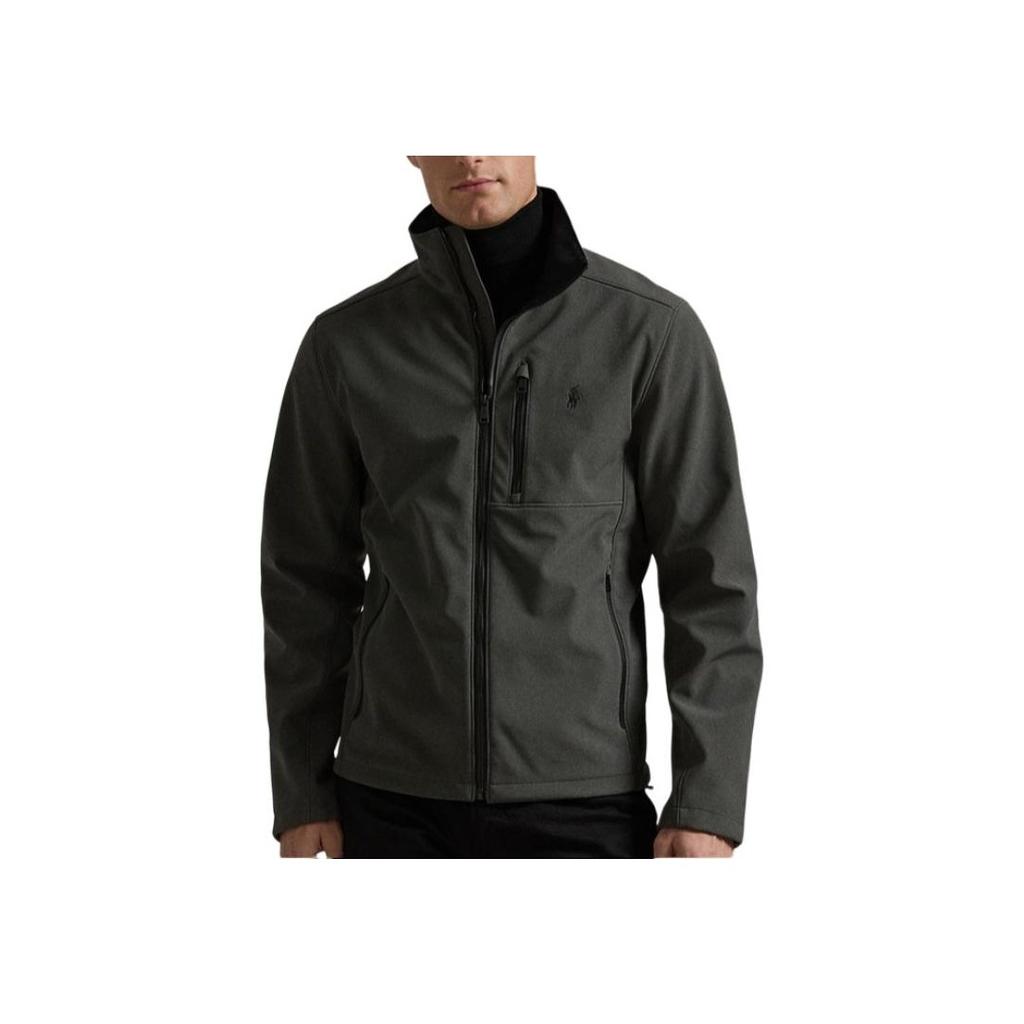 Polo Ralph Lauren FW24 Solid Logo Half-Zip Long Sleeve Jacket Men Jackets Windsor-Mist-Grey MNPOOTW16021413-020