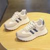New dad shoes women's spring student sports running shoes casual shoes with heightened thick soles