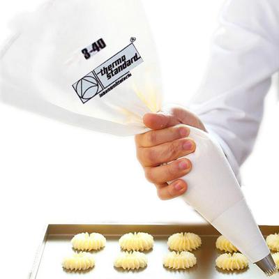 35/40/46/50 cm 100 % Baumwolle Creme Gebäck Spritzbeutel Backen Kochen Kuchen Werkzeuge Spritzbeutel Küche