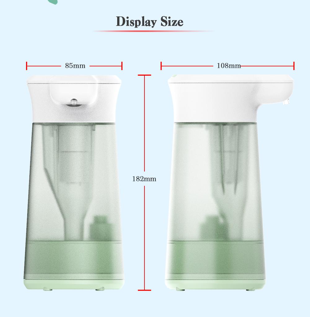 Pump Bottle Automatic Touchless ABS Foam Soap Dispenser with Sensor Smart 280ml Hotel & Toilet Use 1 Year Warranty Modern Design