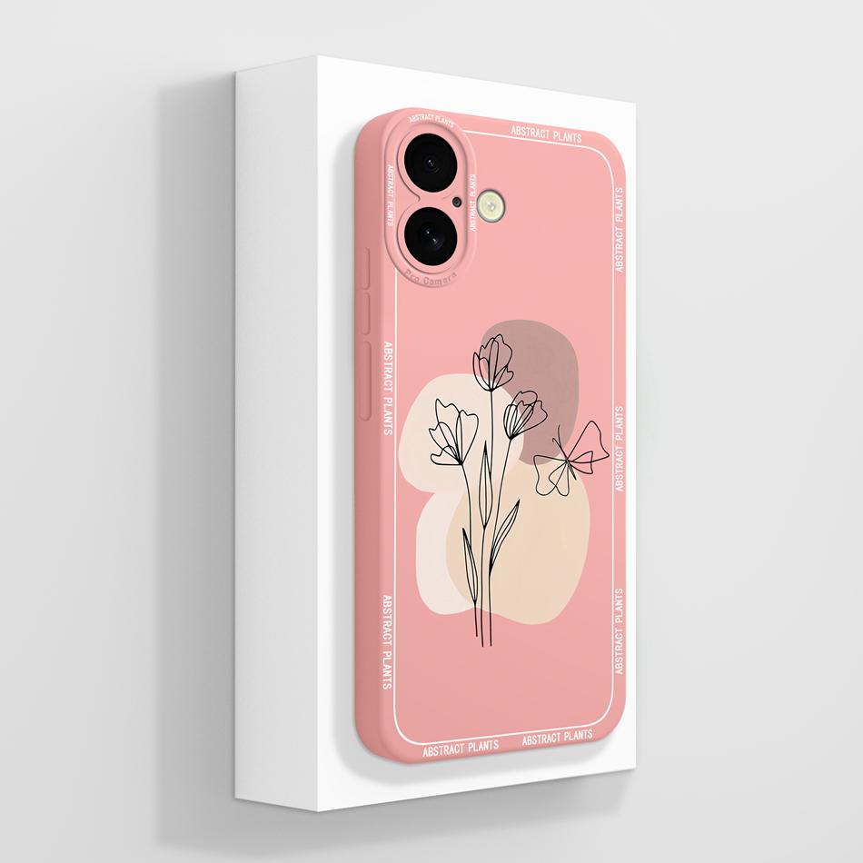 Cute Panda Case For iPhone 16 /16Plus/16Pro/16ProMax iPhone16+ Back Cover Sof Liquid Silicone Full Protection Bumper Funda Coque