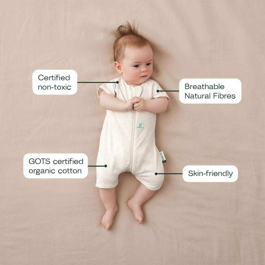 Ergo Pouch Layer Short Sleeve Short Sleeve Romper [ergoPouch] [Genuine Product] 0.2TOG