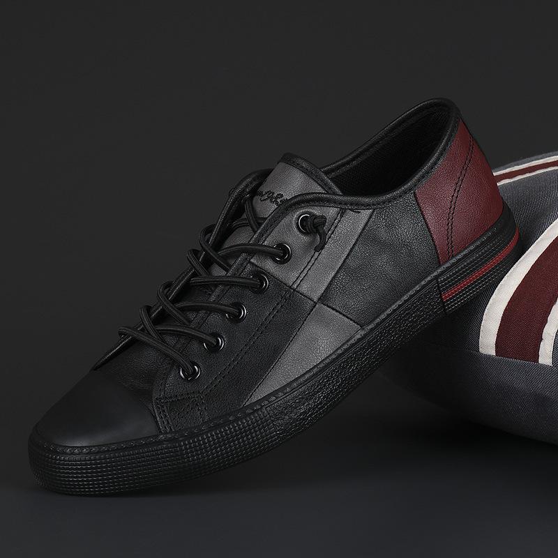 

Men Leather Loafers Autumn Breathable Men Casual Shoes Luxury Designer Lace Up Male Driving Shoes Comfortable Sneakers 38