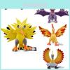 Super Zacht Pokemon Cartoon Pluche Speelgoed Zapdos Moltres Aerodactyl Ho-oh Knuffelpop