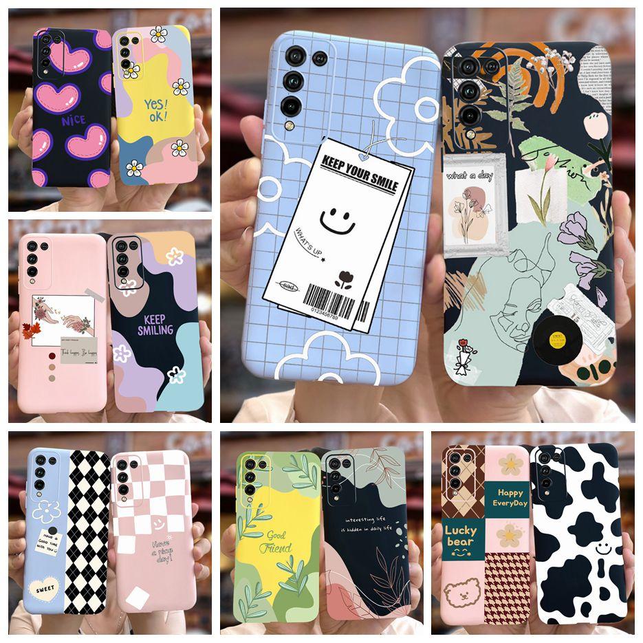 Luxury Art Painted Cover For Huawei Honor 10X Lite Case DNN-LX9 Soft TPU Phone Case For Honor 10X Lite 10 X Lite Back Cover Capa