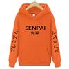 Moda Japon Erkekler Kapüşonlular Streetweet SENPAI Kapşonlu Kazak Erkek Kadın Kapüşonlular Kazak