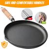 9/10 Inch Cast Iron Skillet With Handle Frying Pan Fry Pan Chefs Pan Omelette Pan Kitchen/Camping Cookware