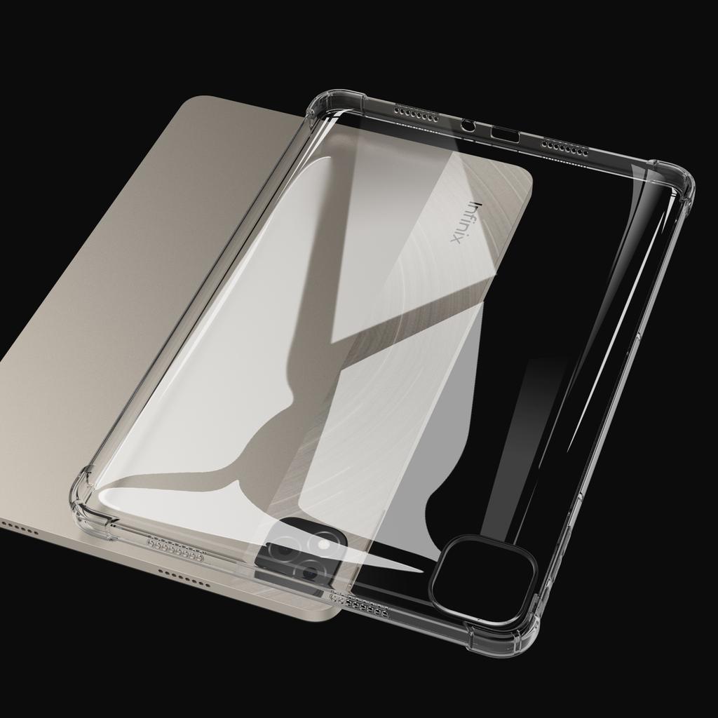For Infinix Xpad Case Four Corner Shockproof Clear Tablet TPU Cover