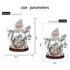 Christmas Tree Rotating Sculpture Train Decoration Window Stickers Christmas Decorations Winter Home Furnishings