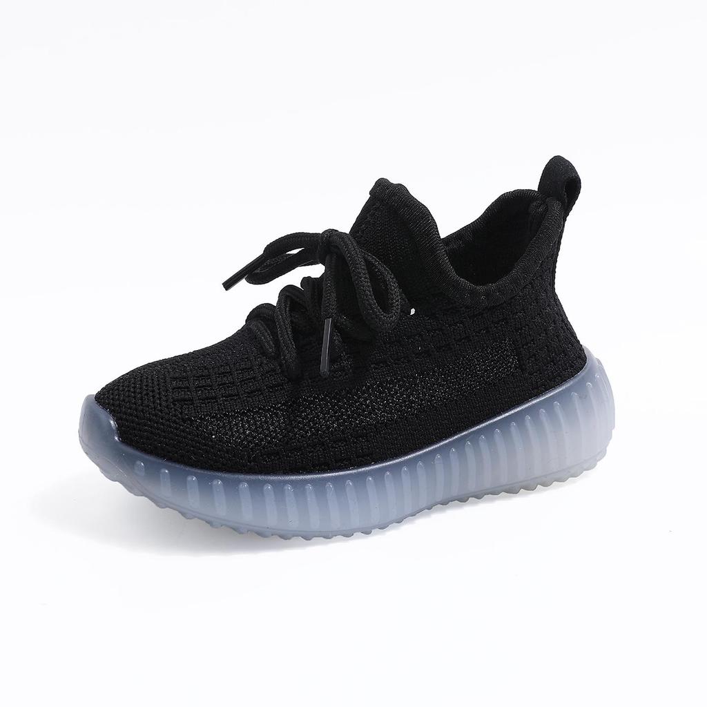 Kinder Frühjahrs- und Herbst-Flyknit-Mesh-Schuhe: Atmungsaktive, weich gefütterte Sneaker für Jungen und Mädchen