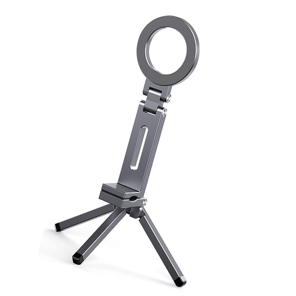 Magnetische Flugzeug-Handyhalterung Universal Reise Schreibtisch Handyhalter Ständer Faltbar 360° Drehung Selfie-Stick Handyhalterung