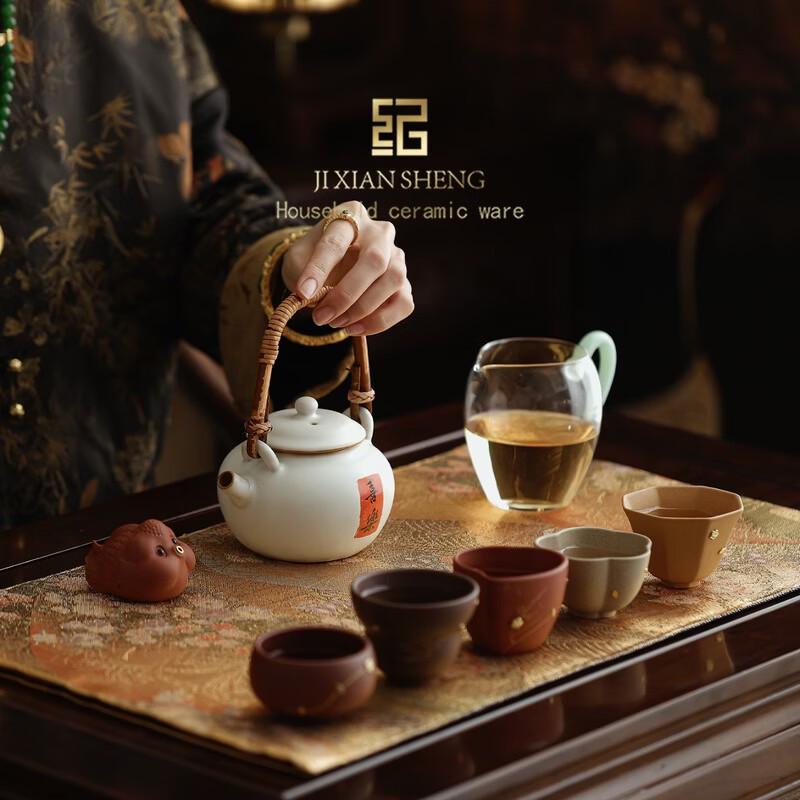 Mr. Ji's Zisha Gongfu Tea Set - Five Blessings Gift Box