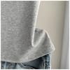Standard Shoulder Casual Short Sleeve Tee Modal Ribbed Plus Size Loose Top Versatile Breathable Soft Material Flattering Slim Women Top