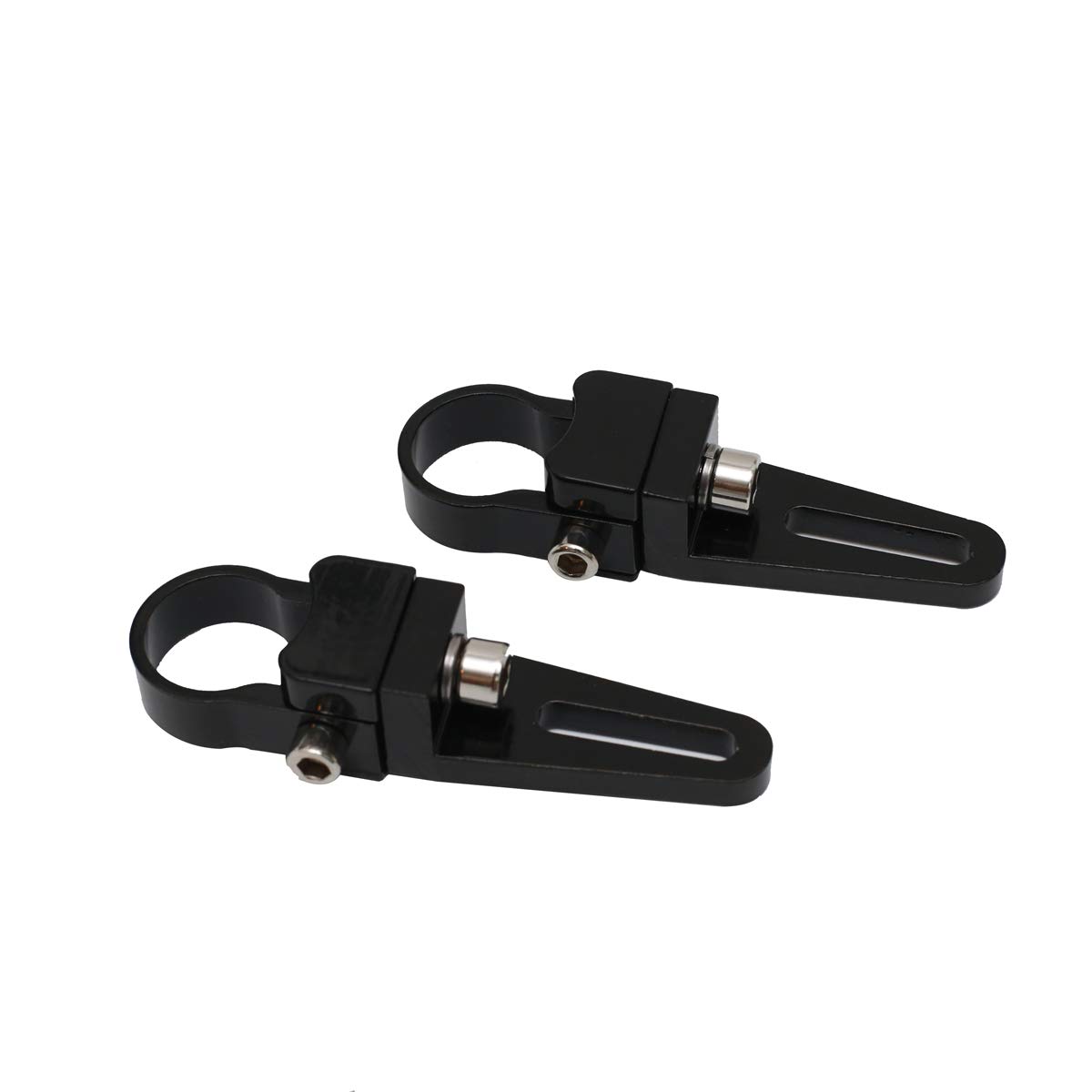 

Lightronic Bicycle Bike Bar Mount Base Motorcycle Pipe Stays Fog Lamp Stays Set of 25mm (1 inch) чёрный