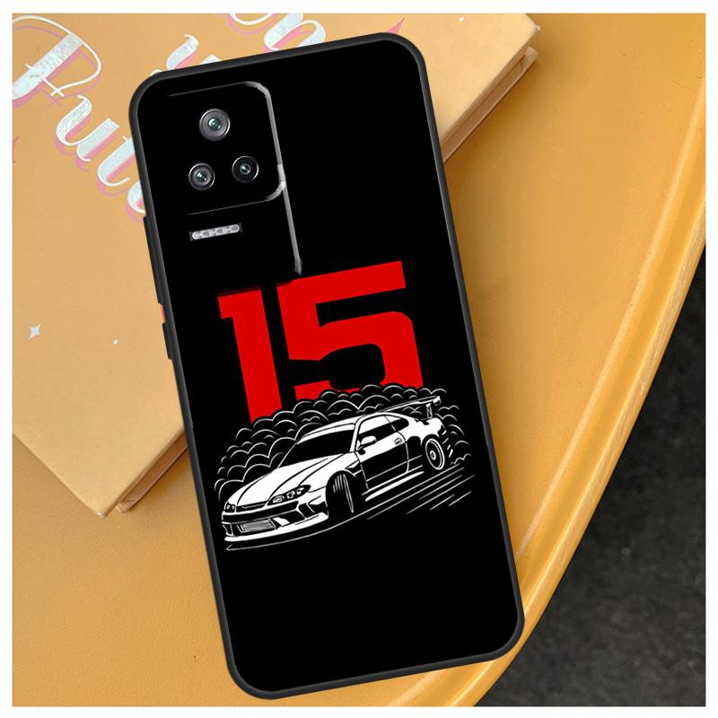 Japan JDM Sports Cars Male Men Funda For Xiaomi 17 Pro Max 15 14 Ultra 13T 14T 15T POCO X7 Pro X5 X6 F6 F5 F7 F8 Ultra Case