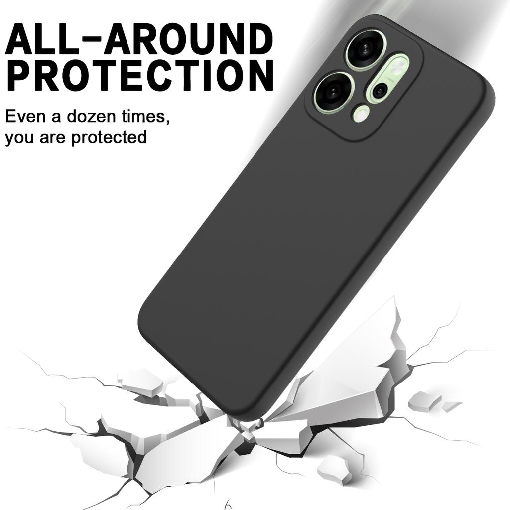 For Oppo Reno14 Pro 5G (China)/Oppo Reno14 Pro 5G (Global) Liquid Silicone Case Phone Back Cover with Hand Strap