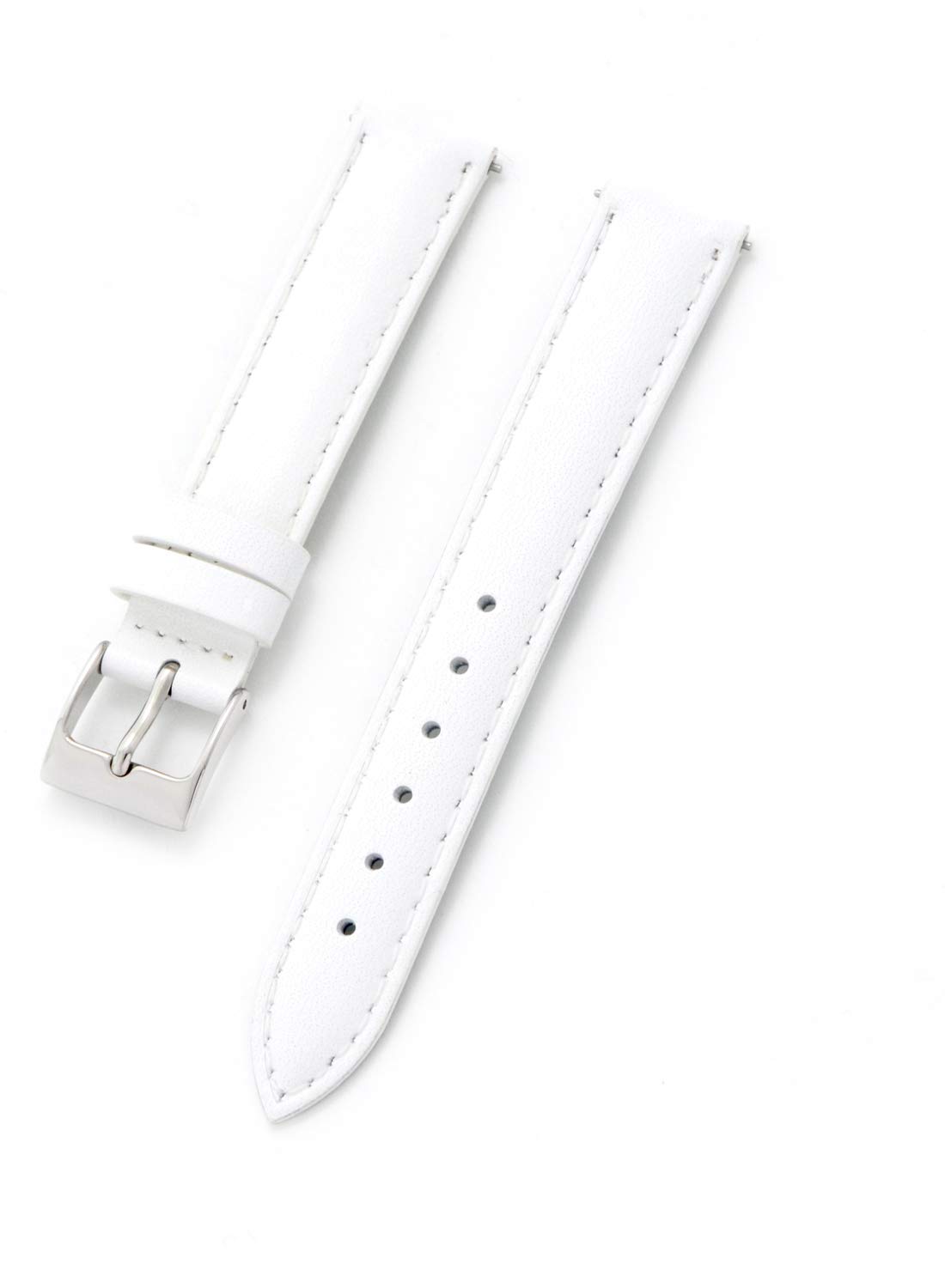 

CASSIS Calfskin Watch Strap, Waterproof Backing, REIMS Series, 15mm, White, with Replacement Tool, U10257A1017015