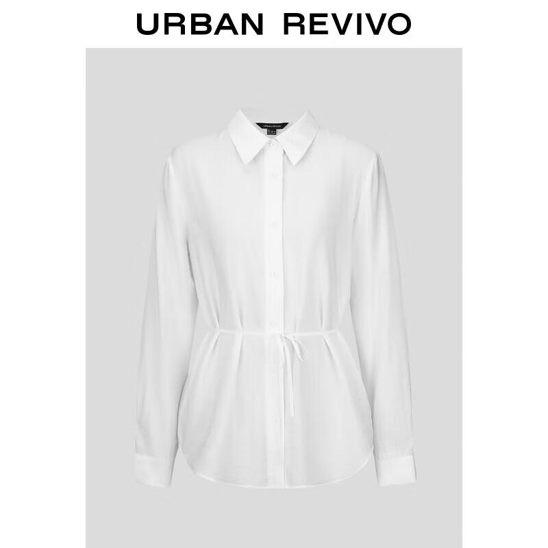 UR Women s Tie-Front Long Sleeve Commuter Shirt XL