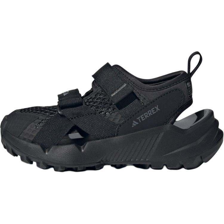 Adidas Terrex Hydroterra At Comfortable Versatile Non-Slip Durable Low-Top Sandals Kids Sandals Black IH6375